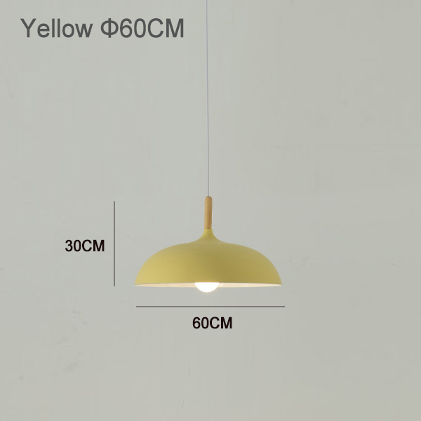 Incluye bombilla LED de 12w como regalo varios colores luz colgante de comedor negro amarillo azul E27 lámparas colgantes para dormitorio Hotel - Imagen 16
