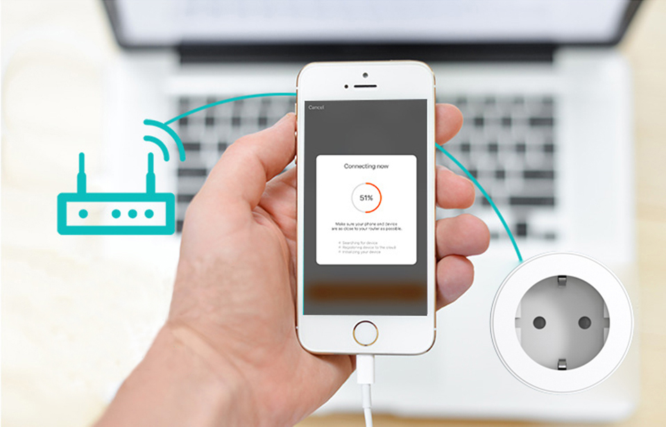 Enchufe inteligente Wifi compatible Amazon Alexa y Google - Imagen 12