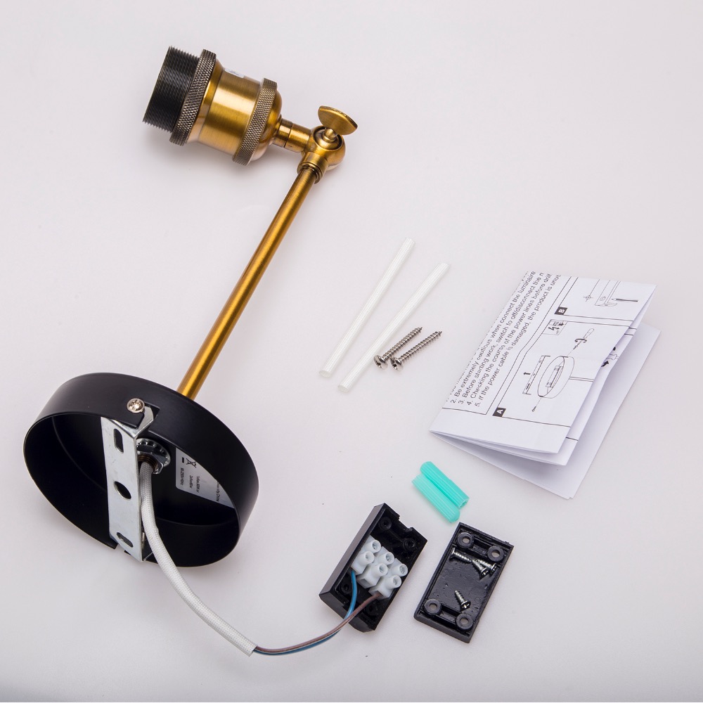 Aplique pared estilo industrial vintage, lámpara de lectura, lámpara cabecero cama mod 10074 - Imagen 27