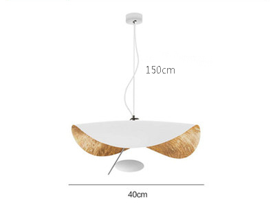 Lámpara de techo estilo ondulado reflejos dorados - Imagen 8