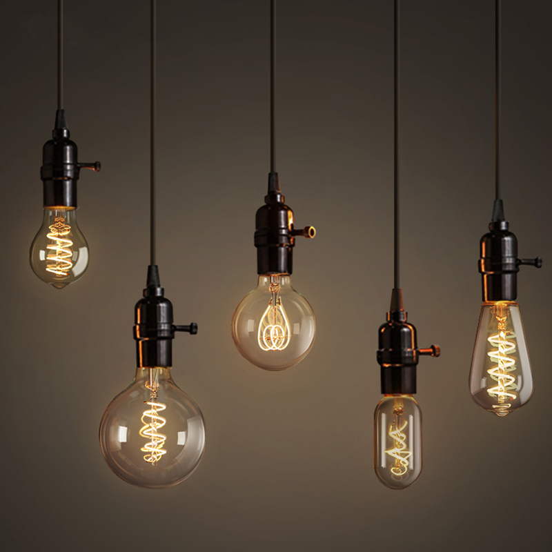 Bombilla LED retro estilo edison E27, lámpara iluminación decoración - Imagen 4