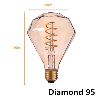 Bombilla LED retro estilo edison E27, lámpara iluminación decoración - Imagen 16