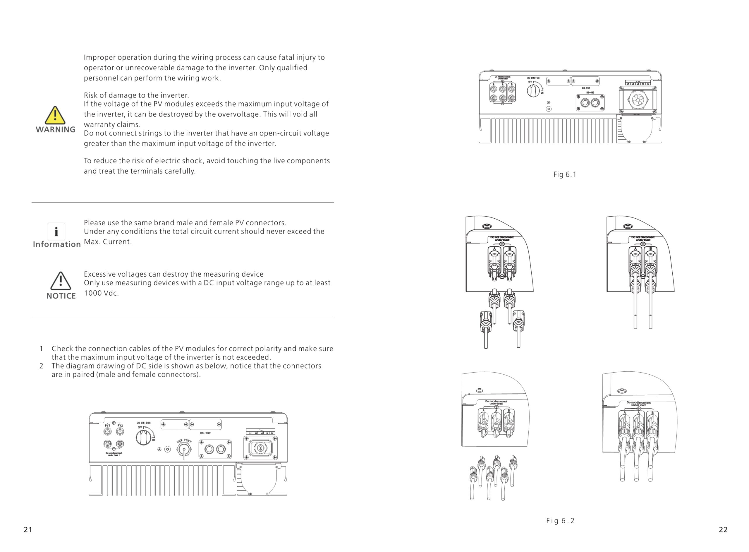 Inversor para energía solar conexión a red 12Kw 13Kw 15Kw trifásicos marca GROWATT - Imagen 9