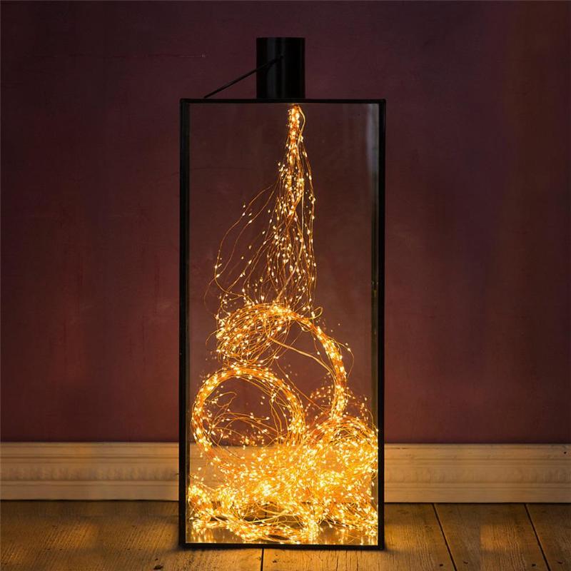 Tira de led decorativa con 100/200 leds intemperie, cableado flexible. - Imagen 9