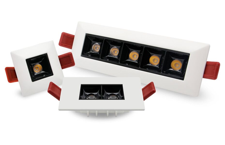 Proyector lineal empotrado en techo potencias desde 2W hasta 20W, múltiples LED, decoración nórdica - Imagen 10