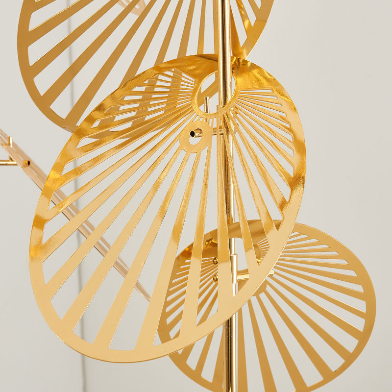 Lámpara colgante larga especial huecos escaleras techos altos - Imagen 5