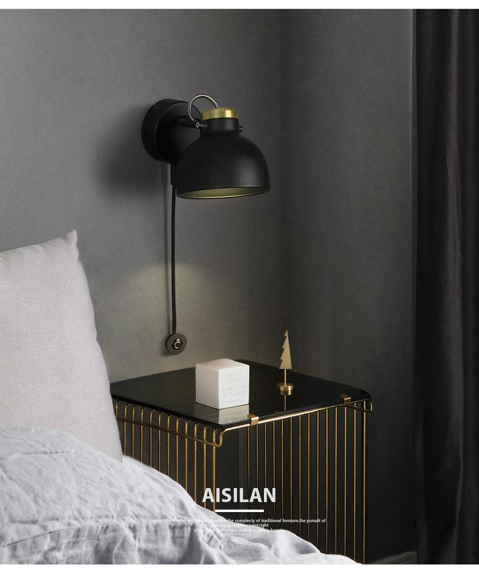 Lámpara cabecero cama lectura orientable, control de color luz y brillo variable. - Imagen 12