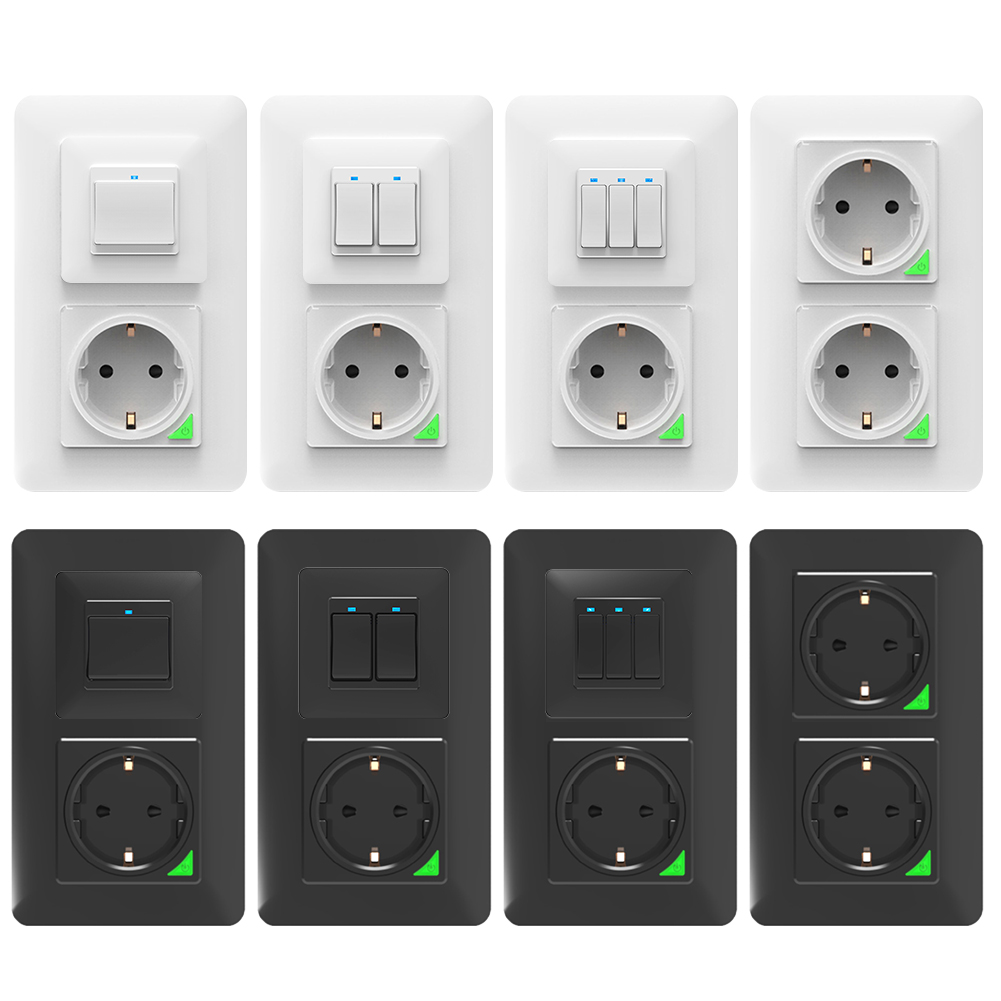 Mecanismos elétricos inteligentes, varios marcos, colores y modelos, control por voz Alexa y Google - Imagen 19
