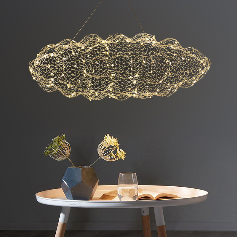 Original nube colgante estrellada carácter único y espectacular + 100 leds - Imagen 3