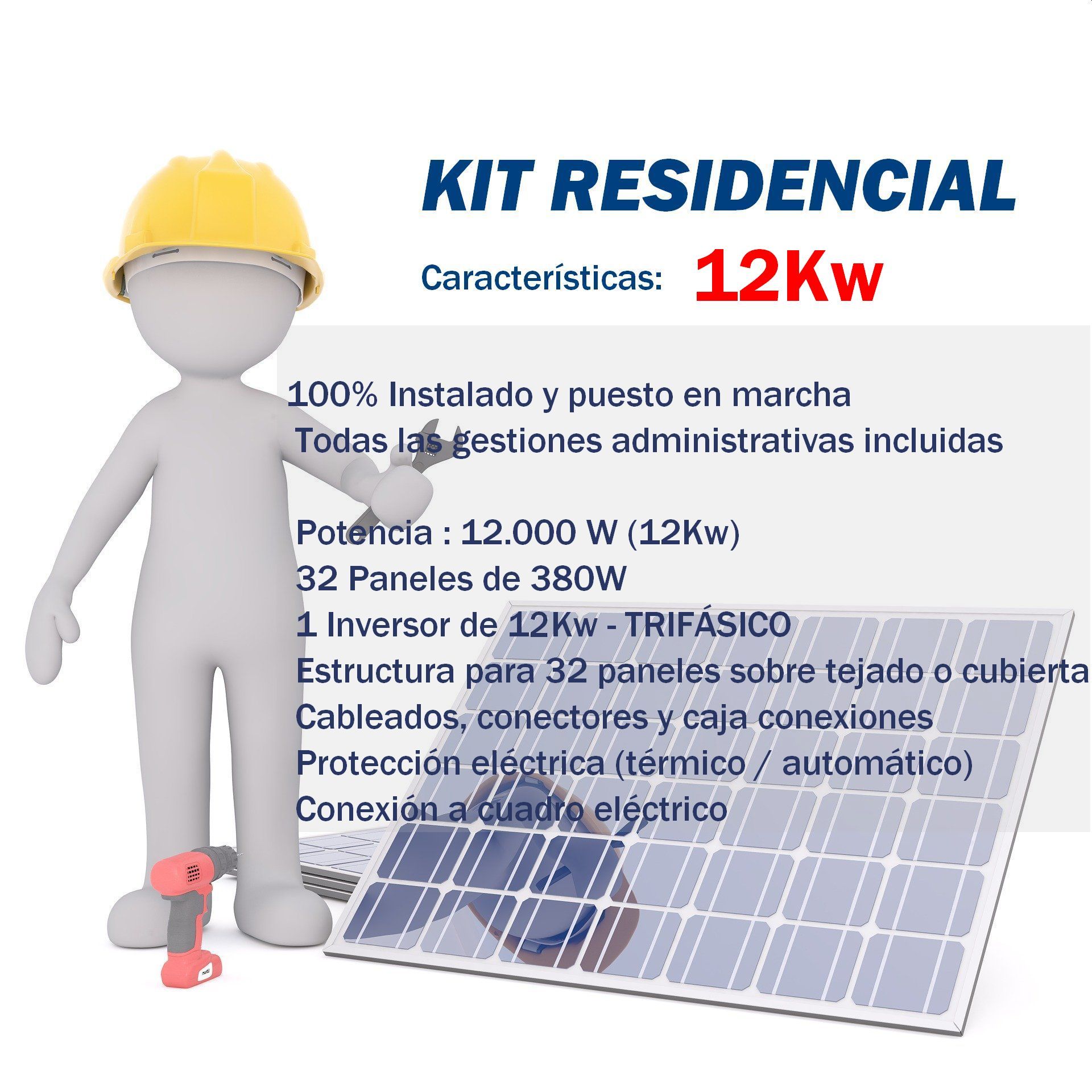 Kit autoconsumo energía solar desde 2Kw a 15Kw -Kit solar financiado - Imagen 11