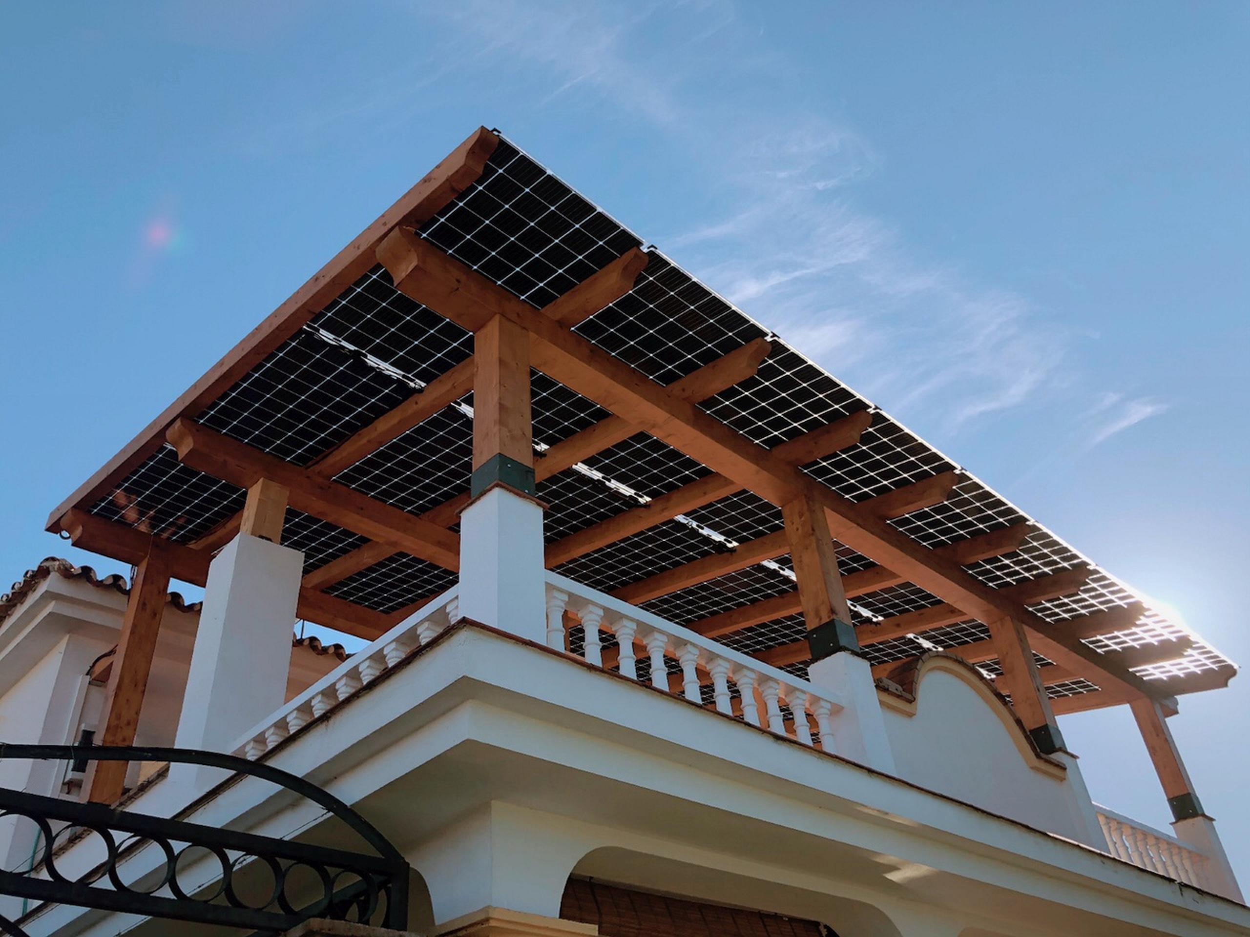 Pérgola solar