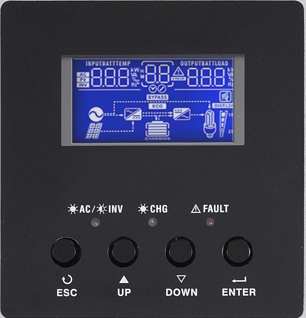 Inversor energía solar aislada y red de 3Kw - 5Kw con cargador baterías - Imagen 3