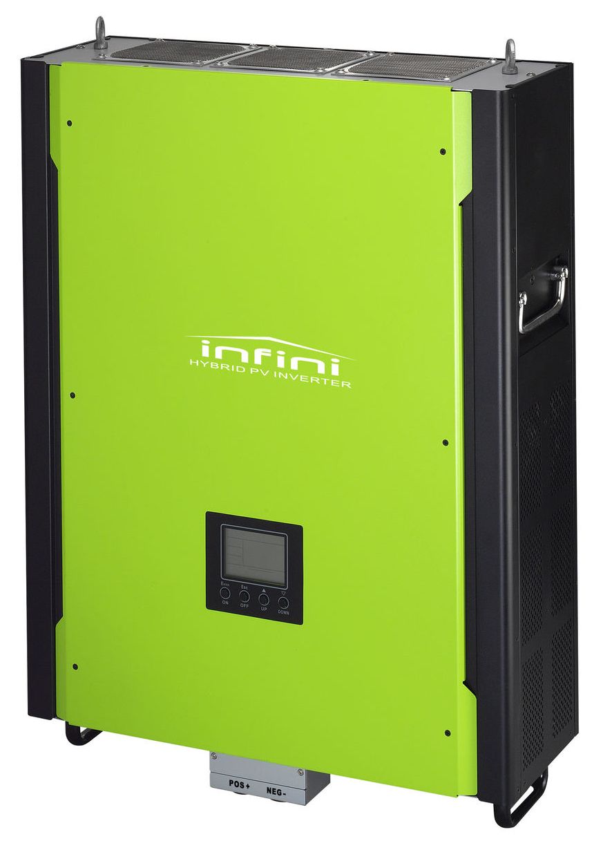 Inversor Híbrido energía solar aislada y red