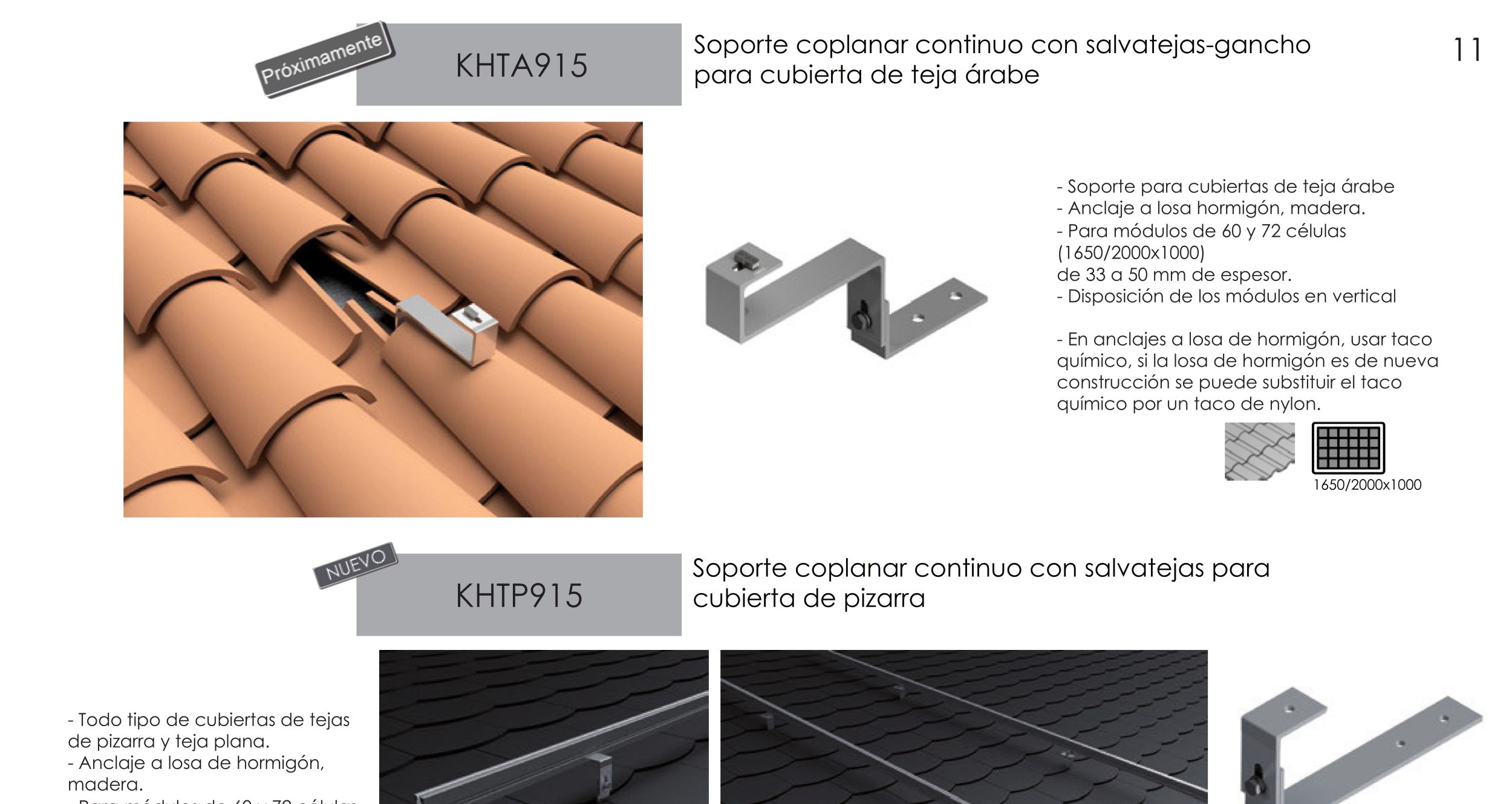 Estructura para montaje en tejado 1P-4P - Imagen 3