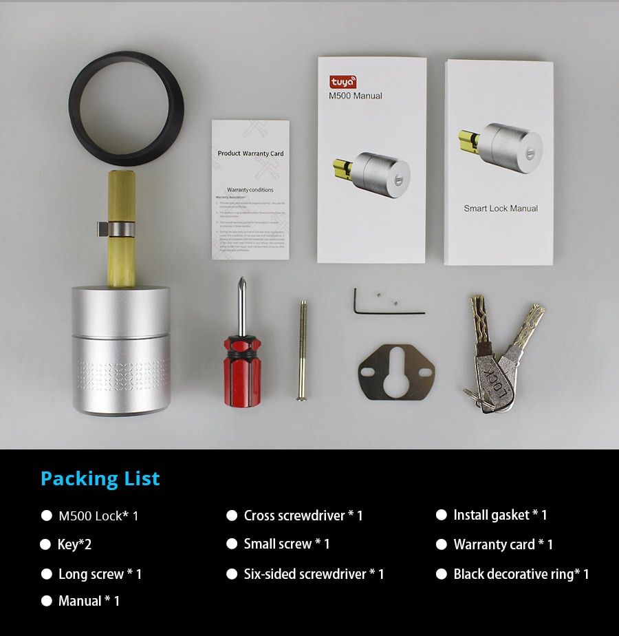 Cerradura inteligente Wifi controlada por Voz con Alexa y/o Google Home fácil de instalar