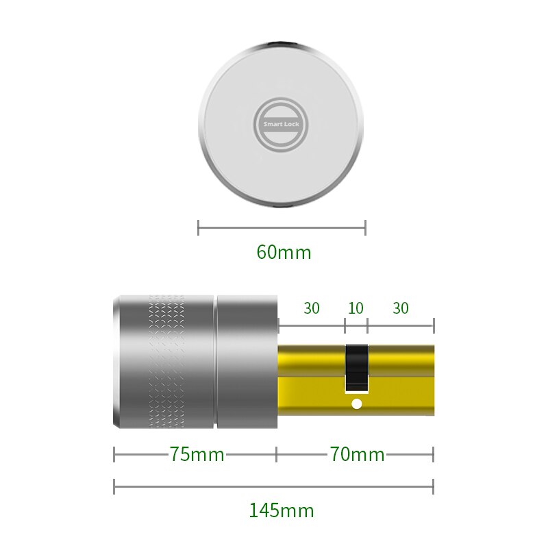 Cerradura inteligente Wifi controlada por Voz con Alexa y/o Google Home fácil de instalar
