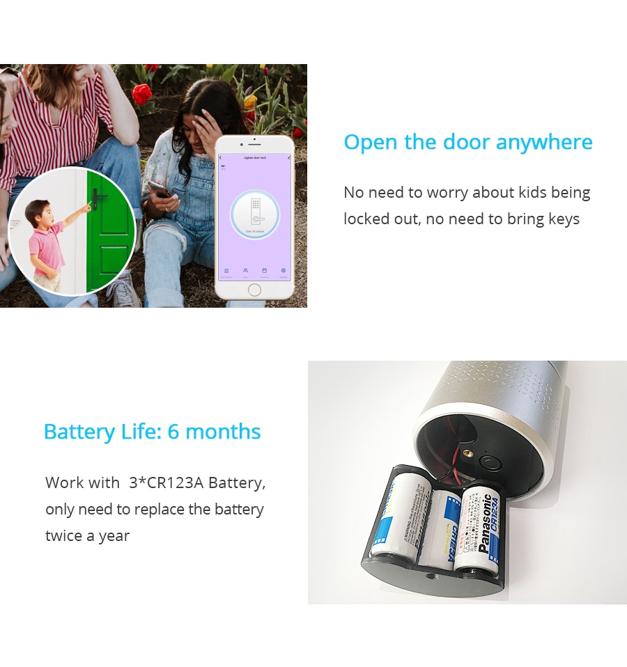 Cerradura inteligente Wifi controlada por Voz con Alexa y/o Google Home fácil de instalar