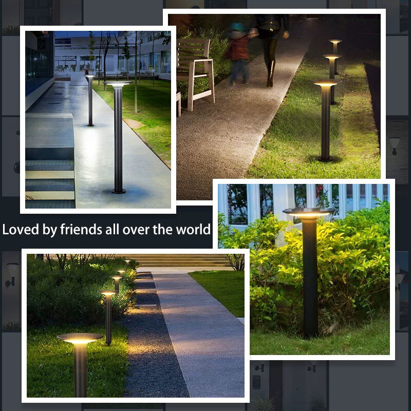 Baliza solar para jardín - 80cm - Imagen 6