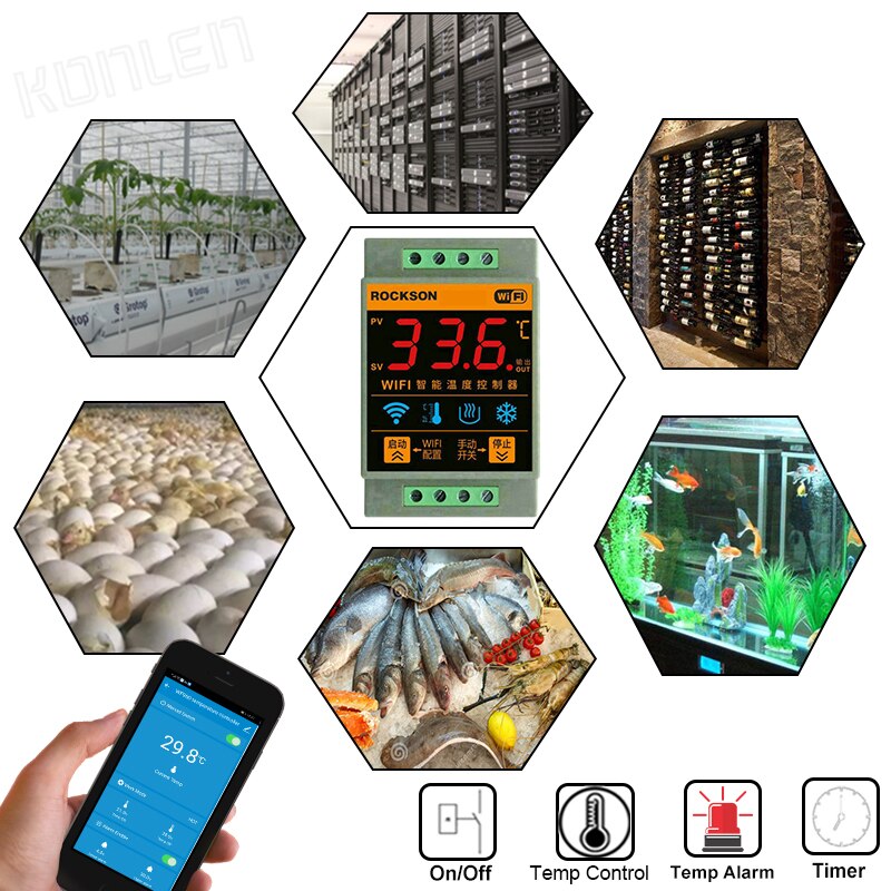 Control temperatura WIFI termo agua caliente, salida 1 relé, válido para Subvención energía solar térmica - Imagen 2