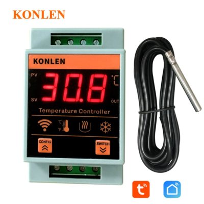 Control temperatura WIFI termo agua caliente, salida 1 relé, válido para Subvención energía solar térmica