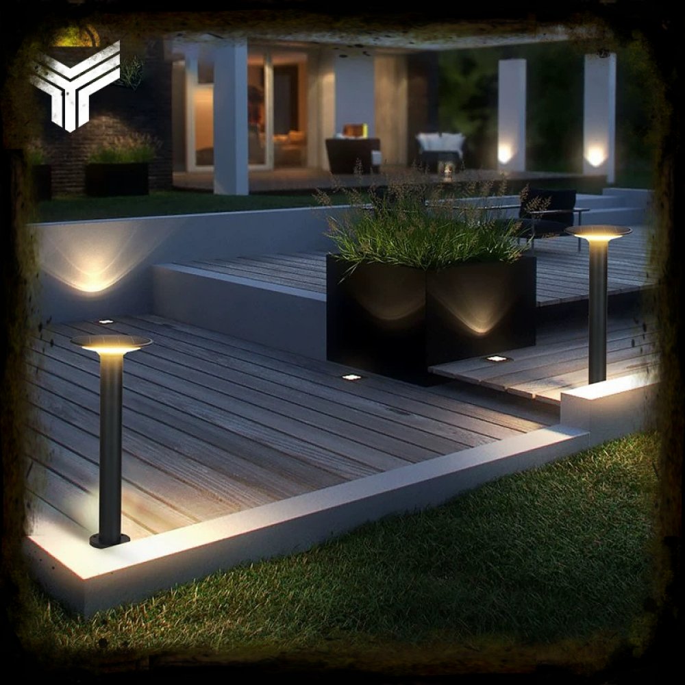 Baliza solar para jardín - 80cm - Imagen 4