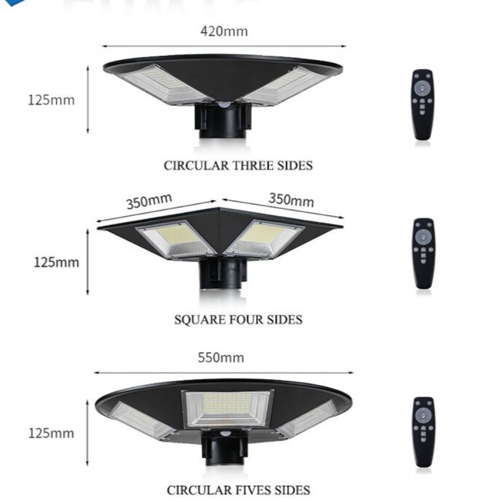 Farolas solares de pared para jardín, iluminación exterior impermeable con Sensor de movimiento PIR remoto, de atardecer a amanecer, 400led